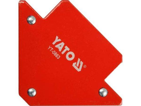 YATO Sablon mágnes 11.5kg, 82*120*13mm, 45°, 90°, 135° YT-0863