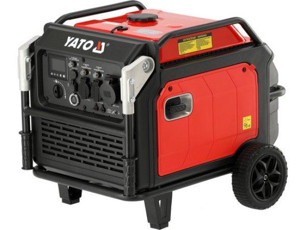 YT-85486 Benzines inverteres áramfejlesztő, 5000W, 19 l tank