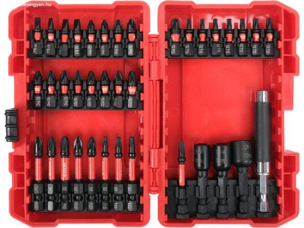 YT-04616 Impact Bitkészlet 1/4", SL/PZ/TX/PH, 6-10mm, 37db-os