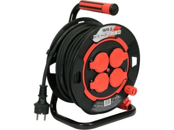 YT-81052 Hosszabító kábeldob 3x1,5 mm IP 44 20m