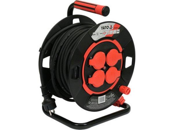 YT-81053 Hosszabító kábeldob 3x1,5 mm IP 44 30m