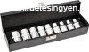 YT-0521 Torx dugkulcs kszlet 9 rszes E10-E24 1/2"