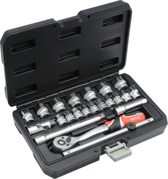 YT-38561 Dugókulcs készlet 3/8" 22 részes