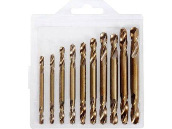 YT-40025 Kétoldalas fúrószár készlet 3.0-6.0 mm 10 részes
