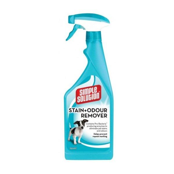 SIMPLE SOLUTION STAIN AND ODOR REMOVER - ENZIMATIKUS FOLT- ES SZAGELTAVOLOTO
KUTYAKNAK, 750 ml