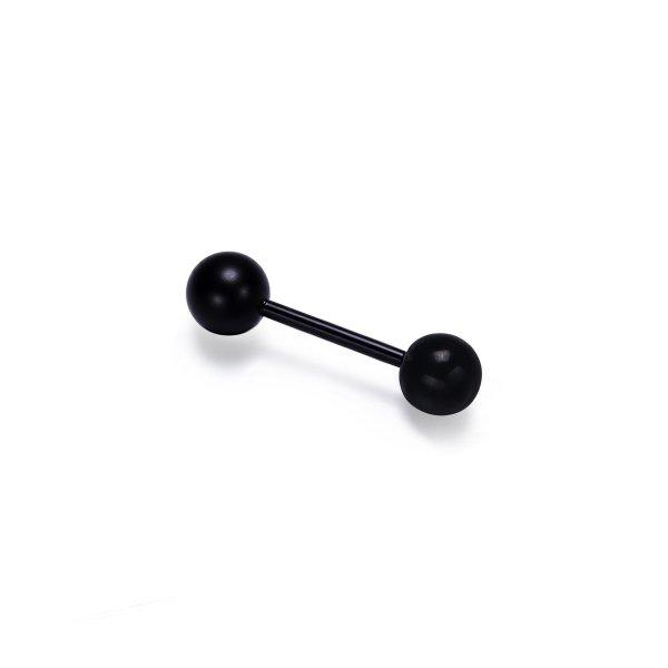 S'Agapõ Fekete piercing single fülbevaló Rogue SRG26 - 1 db