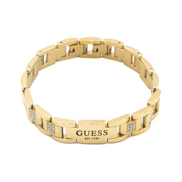 Guess Divat aranyozott karkötő Frontiers JUMB01342JWSTBKT/U