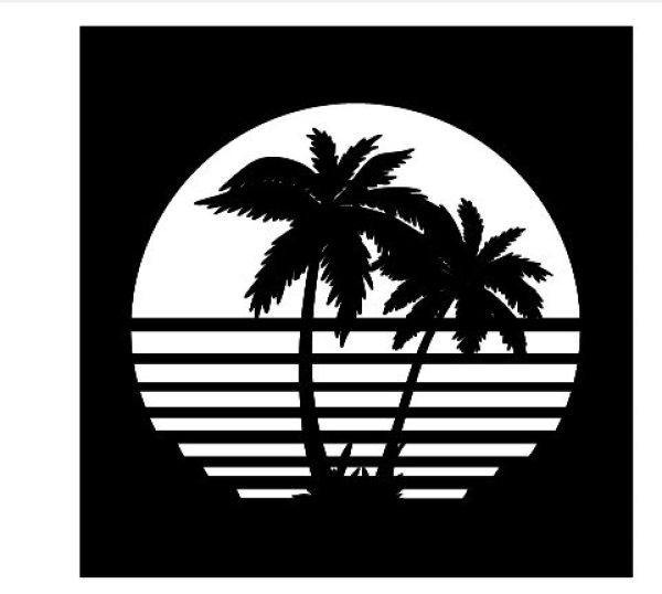 Beach - Lézervágott Fali dekoráció
