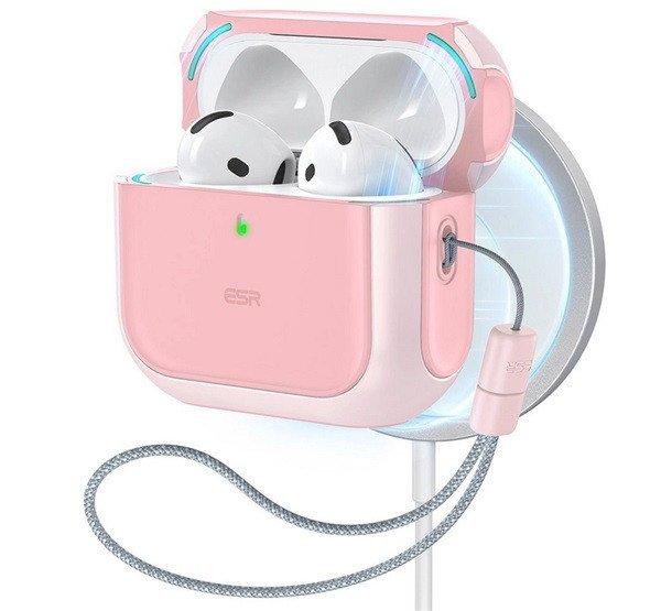 ESR ORBIT HALOLOCK műanyag tok (ütésállóság, kézpánt, MagSafe)
RÓZSASZÍN Apple AirPods 4