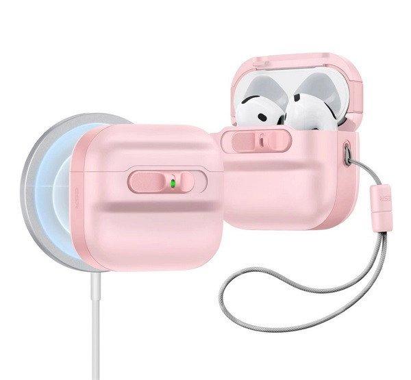 ESR PULSE HALOLOCK műanyag tok (ütésállóság, kézpánt, MagSafe)
RÓZSASZÍN Apple AirPods 4