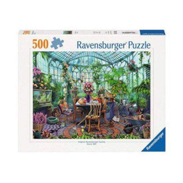 Puzzle 500 db - Reggel az üvegházban