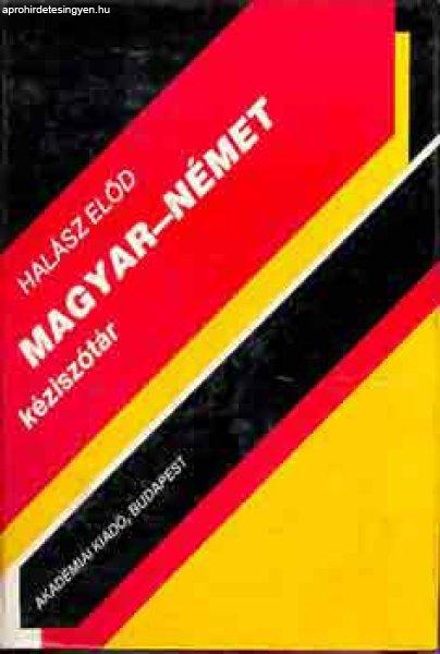 Magyar-német kéziszótár - Halász Előd
