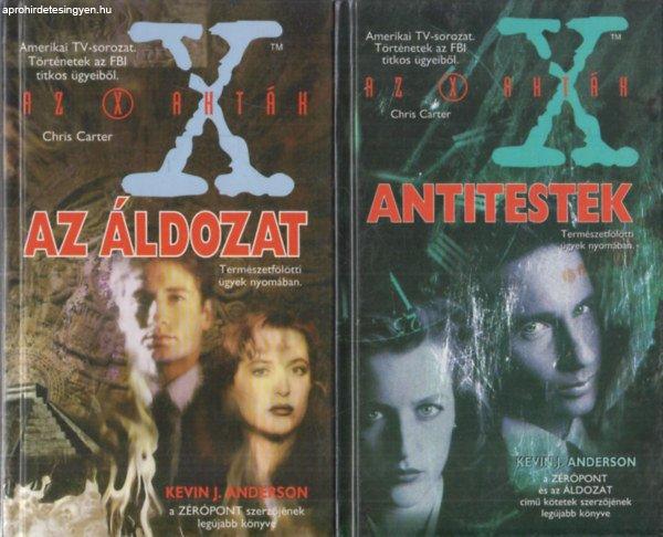 2 db X-Akták könyv: Az áldozat + Antitestek - Chris Carter