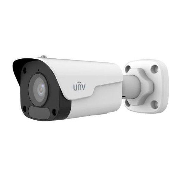 UNIVIEW IP kamera 2560x1440 (4 Mpix), akár 30  felv./mp, H.265, obj. 2,8 mm
(101,5°), PoE, Mic, IR 30m, Micro SDXC,  (IP67), túlfesz.elleni védelem - PC
