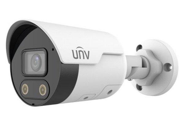 UNIVIEW IP kamera 2688x1520 (4 Mpix), akár 25  felv./mp, H.265, obj. 2,8
(101,1°), PoE, Mic, IR 30m, WDR 120dB, ROI, koridor formát, 3DNR - PC