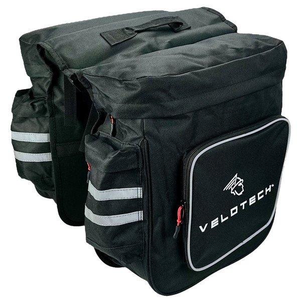 Velotech kétrészes túratáska csomagtartóra