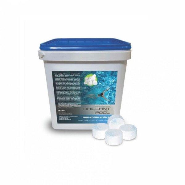 Brillant Pool Mini-kombi Klór (20 gr), 95 %, 5 kg, klórtabletta