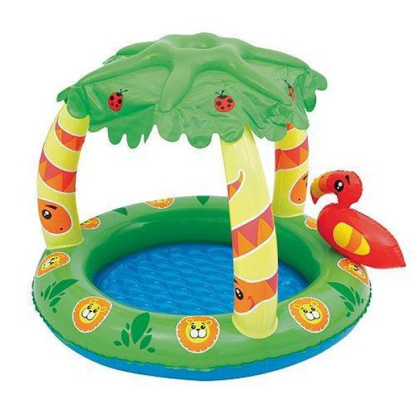 BESTWAY, 52179 kis medence, gyerek, 99x91x71 cm, Friendly Jungle Play Pool,
felfújható