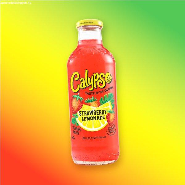 Calypso Strawberry epres limonádé 473ml DRS 