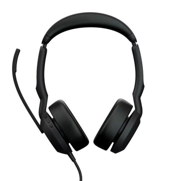 Jabra Evolve2 50 USB-C/A UC Stereo Bluetooth Headset Black
