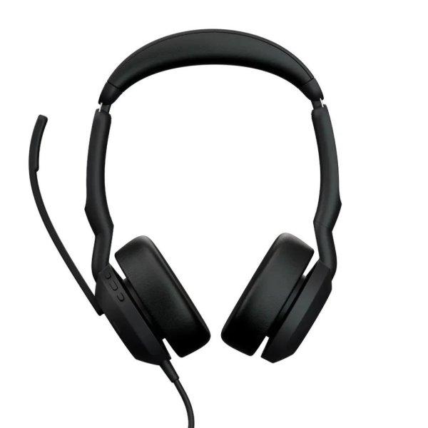 Jabra Evolve2 50 USB-C/A MS Stereo Bluetooth Headset Black