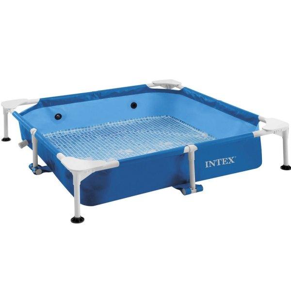 INTEX Square Frame Pet Pool Set kisállat medence szett, 152 x 152 x 30.5 cm
(48402)