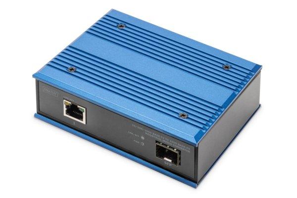 Digitus DN-652103-1 10/100/1000 Base-TX to 1000 Base-FX Industrial Media
Converter