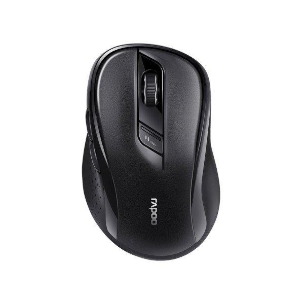 RAPOO 184535, MULTIMODE "M500" BLUETOOTH + 2,4GHZ OPTIKAI EGÉR,
FEKETE