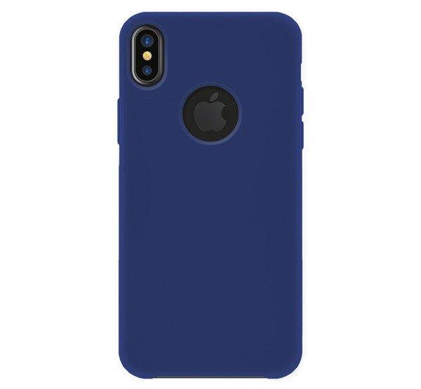 4-OK SILK műanyag telefonvédő (gumírozott, logó kivágás) SÖTÉTKÉK
Apple iPhone XS Max 6.5