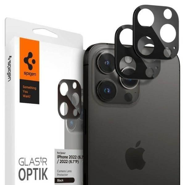 Spigen Optik.Tr Camera iPhone 14 Pro / 14 Pro Max / 15 Pro / 15 Pro Max Lens 2db
fekete kameravédő fólia