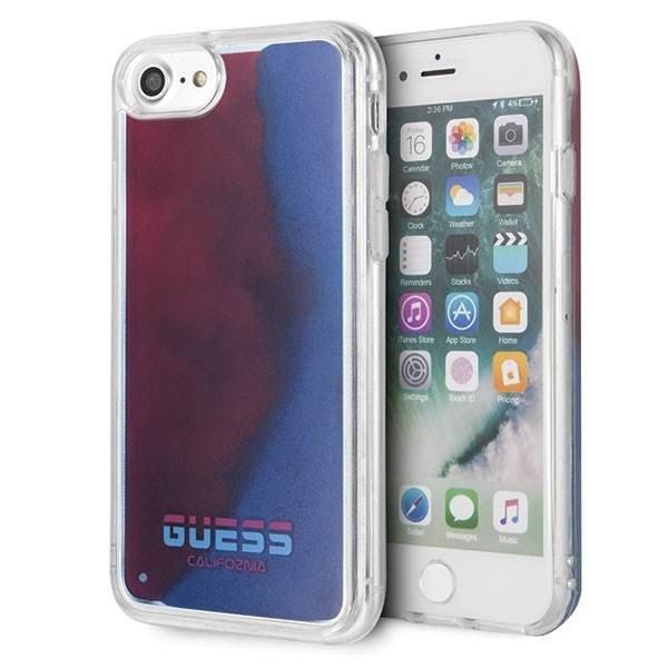 Guess GUHCI8GLCRE iPhone 7/8/SE 2020 piros California foszforeszkáló
keménytok