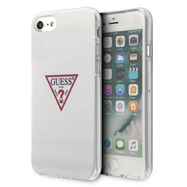 Guess GUHCI8PCUCTLWH iPhone 7/8/SE 2020 / SE 2022 fehér Triangle Collection
keménytok