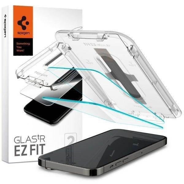 Spigen Glas.TR iPhone 14 Pro 2db "EZ FIT" edzett üveg kijelzővédő
fólia