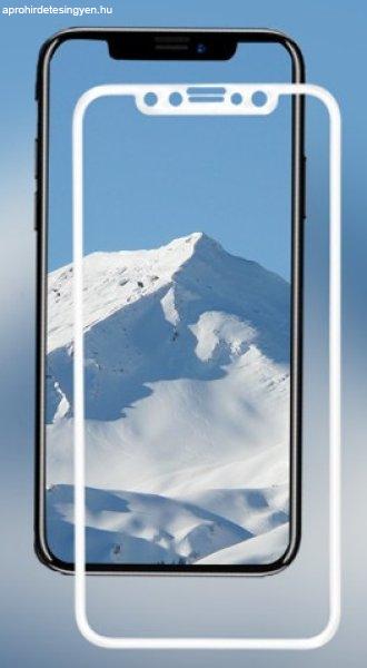 iPhone X / XS / 11 Pro (5,8") előlapi üvegfólia, 3D, fehér, ívelt,
Joway BHM15