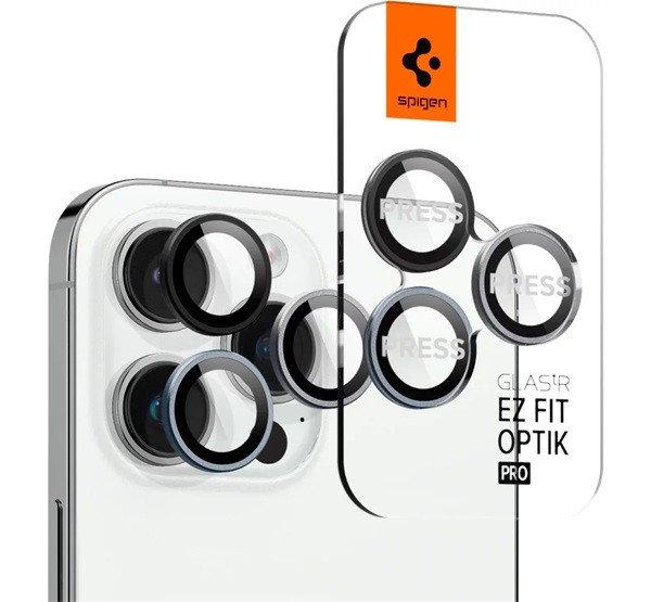 SPIGEN OPTIK PRO kameravédő üveg 2db (lekerekített szél, karcálló, 9H,
csak lencse) ÁTLÁTSZÓ Apple iPhone 14 Pro, Apple iPhone 14 Pro Max