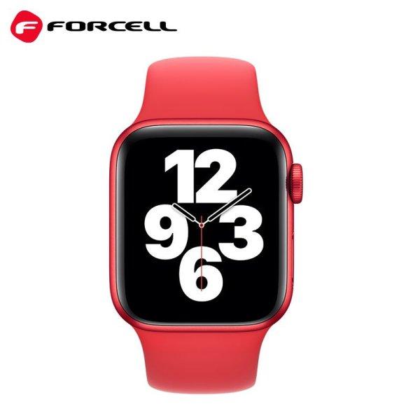 FORCELL F-DESIGN FA01 szíj Apple Watch 38/40/41mm piros