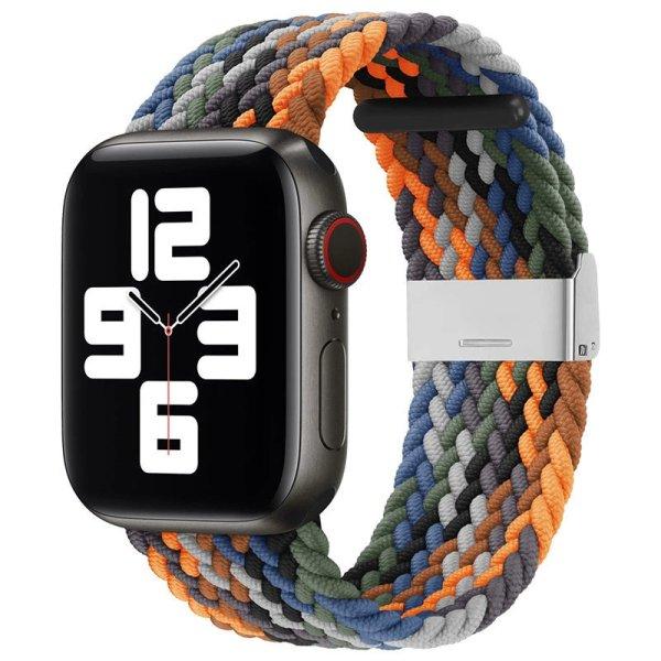 Strap Fabric Band Apple Watch 9 / 8 / 7 / 6 / SE / 5 / 4 / 3 / 2 (41mm / 40mm /
38mm) fonott szövet csereszíj színes