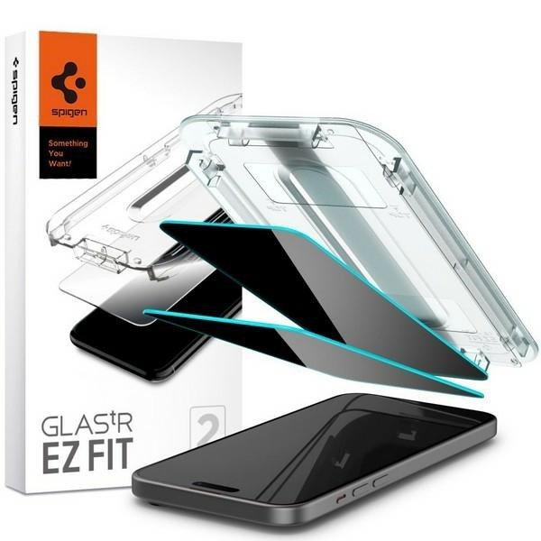 Spigen Glas.TR iPhone 15 6.1" iPhone 15 6.1" "EZ FIT" 2 db
edzett üveg