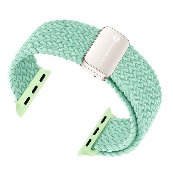 Forcell F-Design FA2 fonott mágneses csereszíj Apple Watch 38 / 40 / 41 mm -
mentazöld