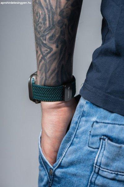 Forcell F-Design FA2 fonott mágneses csereszíj Apple Watch 38 / 40 / 41 mm -
sötétzöld