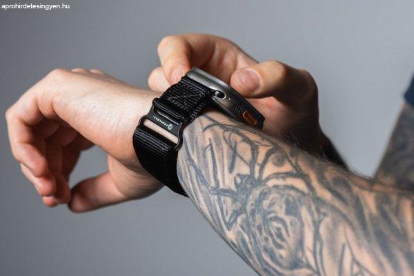 Forcell F-Design FA5 tépőzáras csereszíj Apple Watch 38 / 40 / 41 mm -
fekete