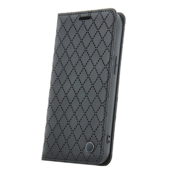 Smart Caro könyvtok iPhone 16 Pro Max - fekete