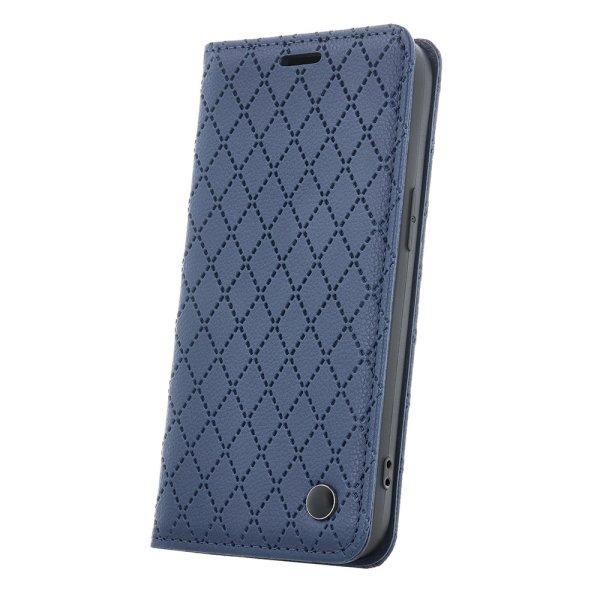 Smart Caro könyvtok iPhone 16 Pro Max - tengerészkék