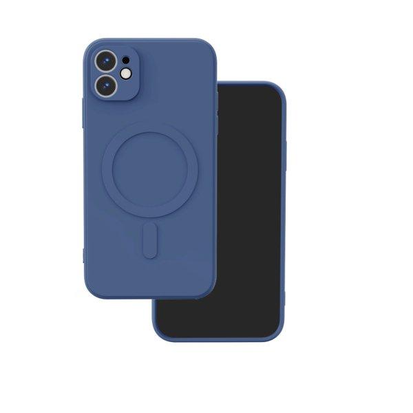 Simple Color MagSafe-kompatibilis tok iPhone 11 - tengerészkék