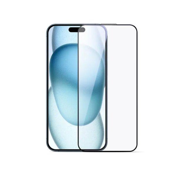 Joyroom JR-MLG0285 2.5D porálló kékfényszűrős edzett üveg fekete
szegéllyel iPhone 16 Pro