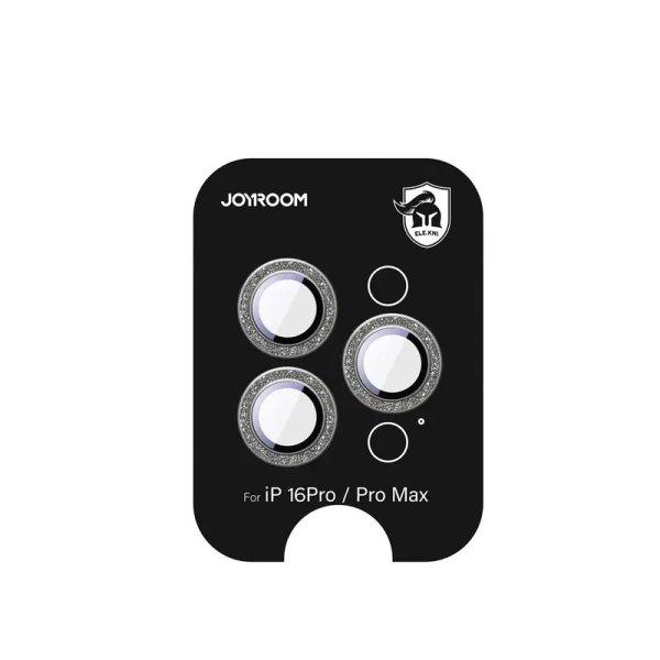 Joyroom JR-MSF0305 kamera lencse védő fólia titánszürke szegéllyel iPhone
16 Pro/16 Pro Max