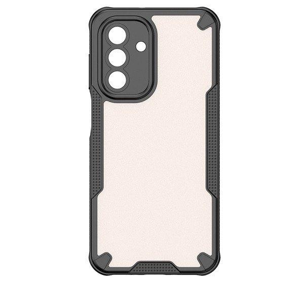 Defender szilikon telefonvédő (ütésállóság, légpárnás sarok, akril
hátlap, kameravédő) FEKETE Samsung Galaxy A26 5G (SM-A266)