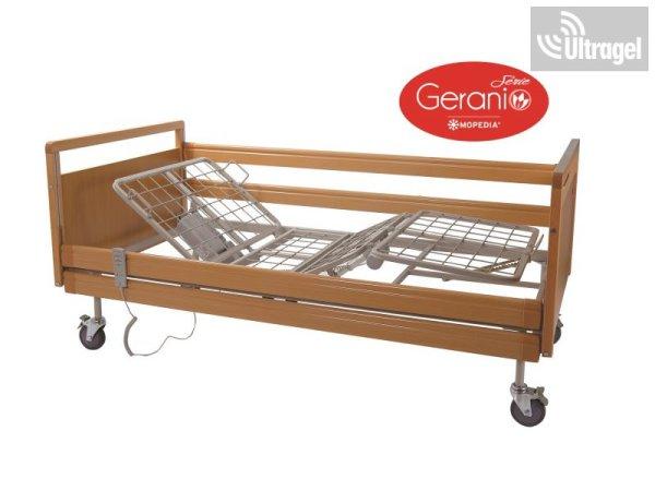 Ápolási ágy és betegágy MORETTI MP370 - 3 motoros, FIX magasság,
kapaszkodóval - 135kg GERANIO