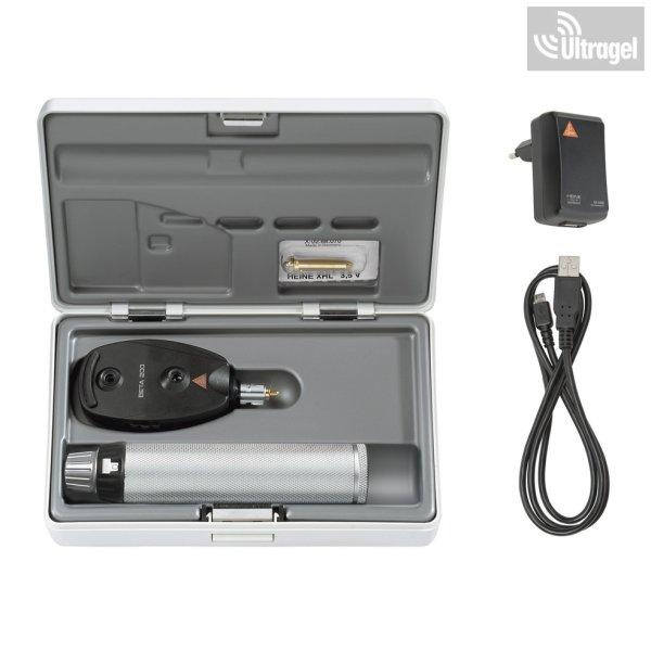 Heine Beta 200 XHL - 3.5V xenon/halogén oftalmoszkóp USB töltővel -
C-144.27.388