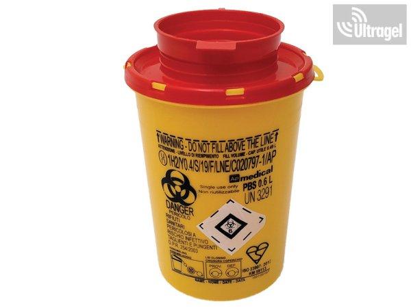 0.6L Tűledobó / Tűmegsemmisítő / Veszélyeshulladék gyűjtő tartály -
PBS 
